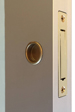 Polished Brass Flush Pull