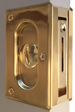 Polished Brass Flush Pull