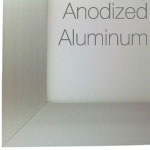 Anodized Aluminum Frame Finish