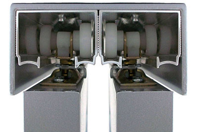 Standard QuietSlide Top Track Side View
