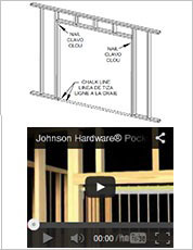 Ellipsed Wood Rings Pocket Doors Installation Instructions